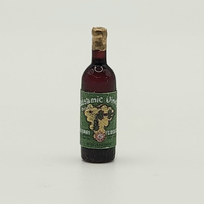 1/12 Scale Bottle of Balsamic Vinegar - Dollhouse Miniature