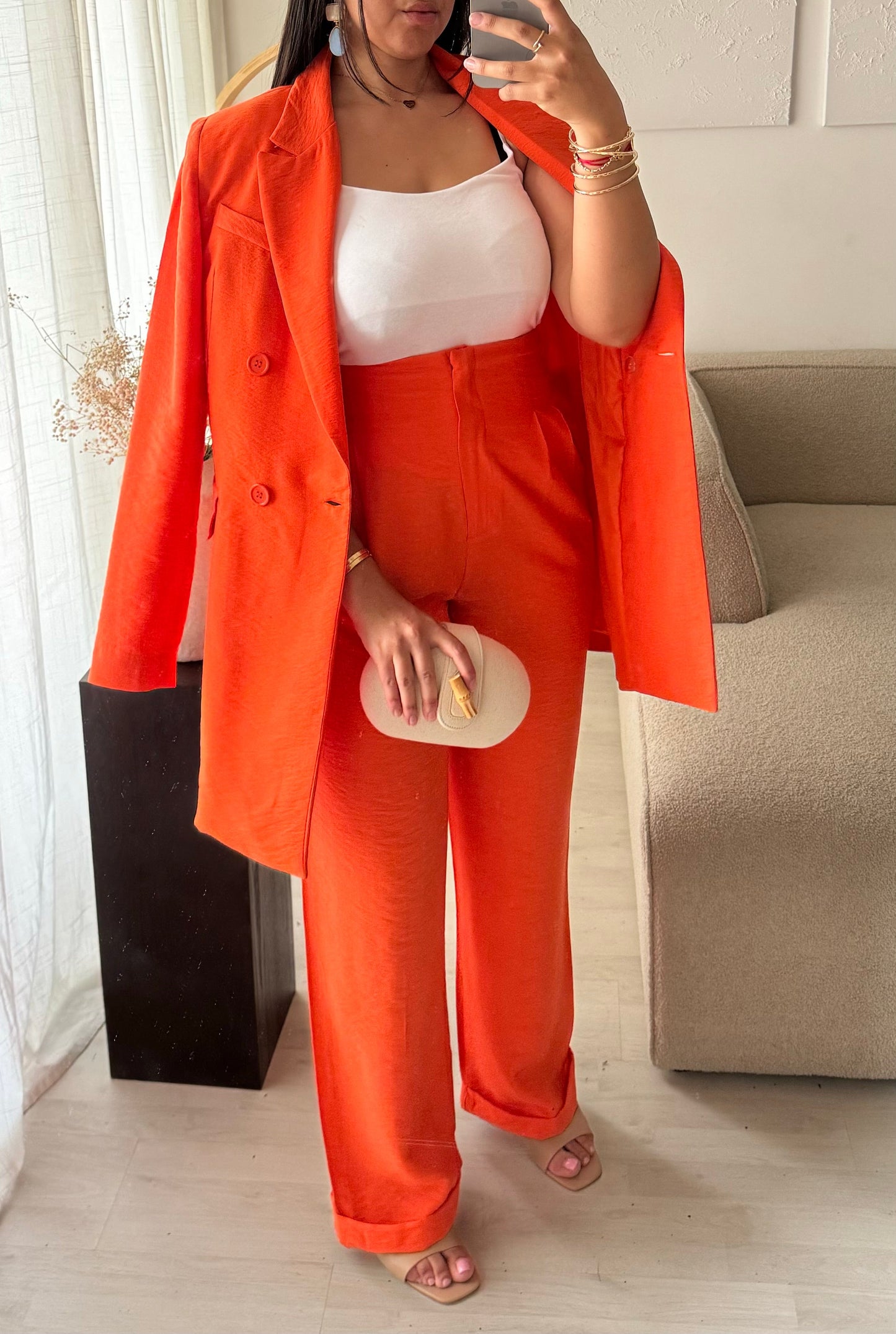 Blazer Anita 130613 Orange Sanguine