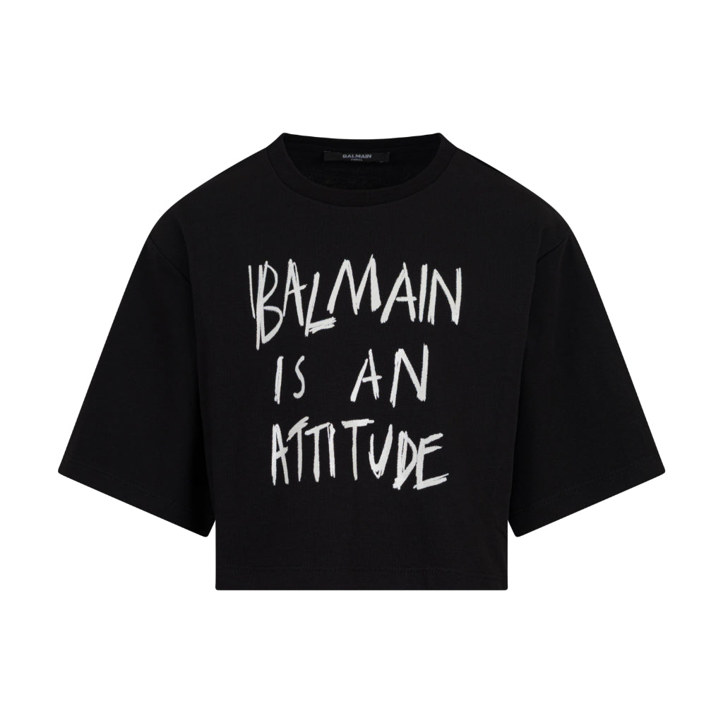 Balmain Kids Graphic Print T-shirt