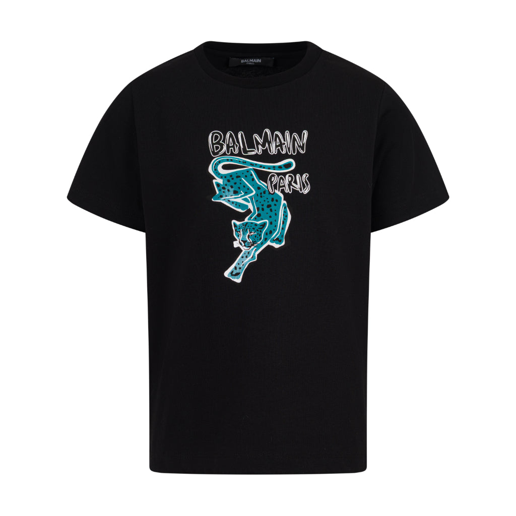Balmain Kids Graphic Print T-shirt
