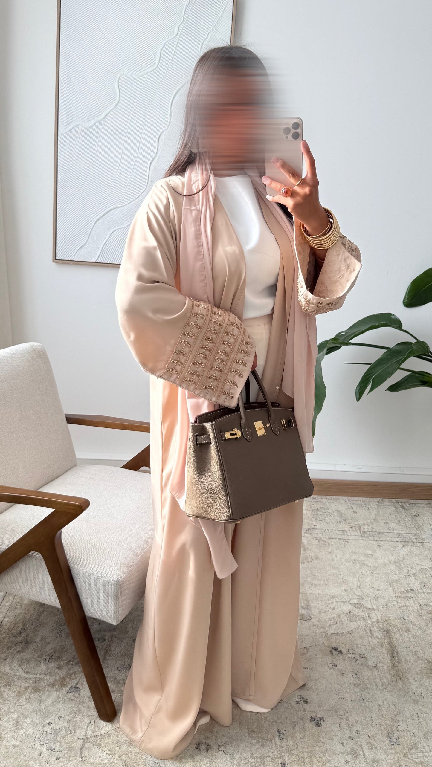 Abaya CATHERINA | Beige nude