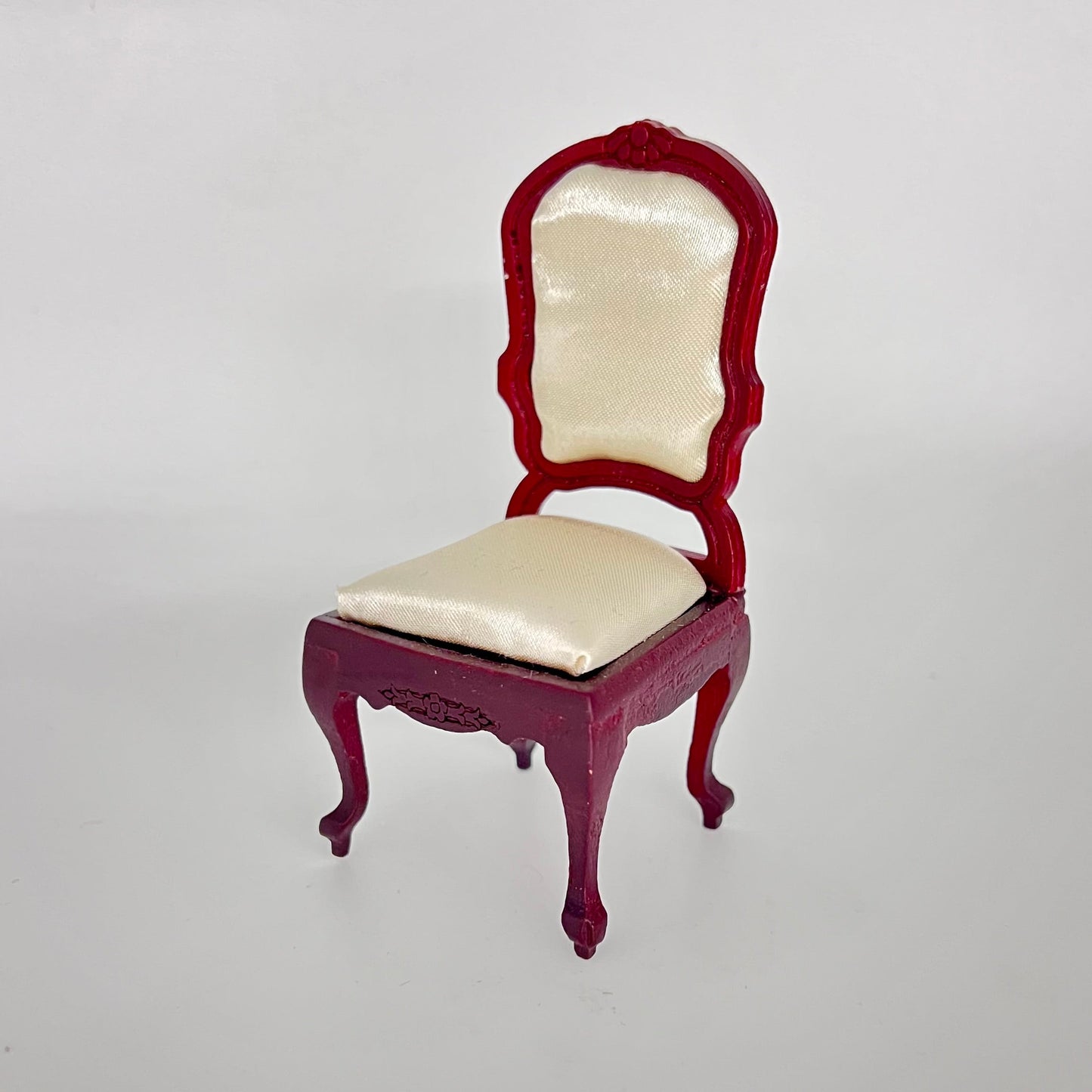 Mahogany Side Chair - 1/12 Scale Dollhouse Miniature