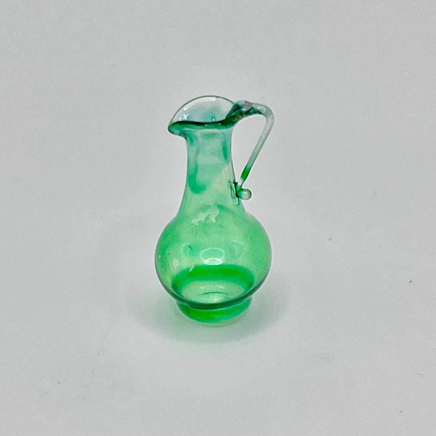 Emerald Carafe - Glass - 1/12 Scale Dollhouse Miniature