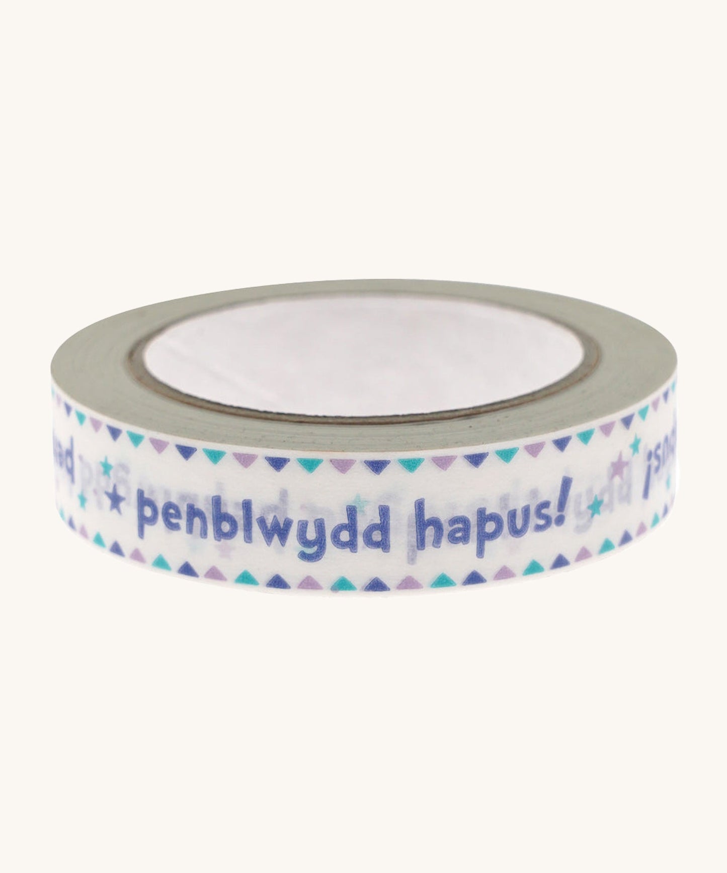 Babipur Eco Paper Tape - Purple Penblwydd Hapus