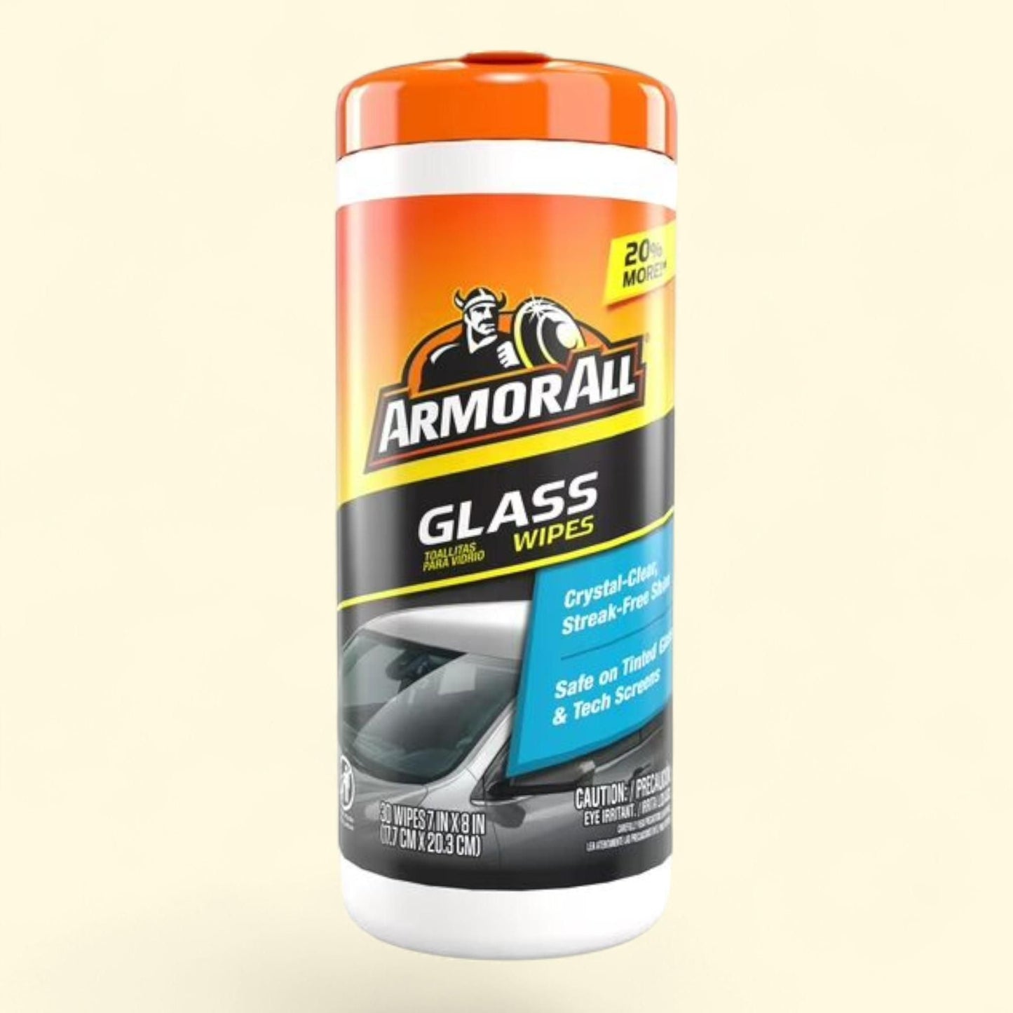 Armor All Glass Cleaner Wipes, 30 Count