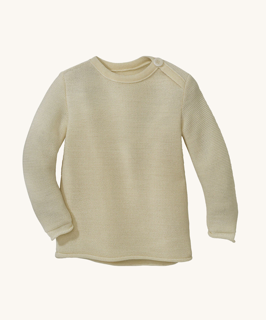 Disana Merino Wool Melange Jumper - Natural
