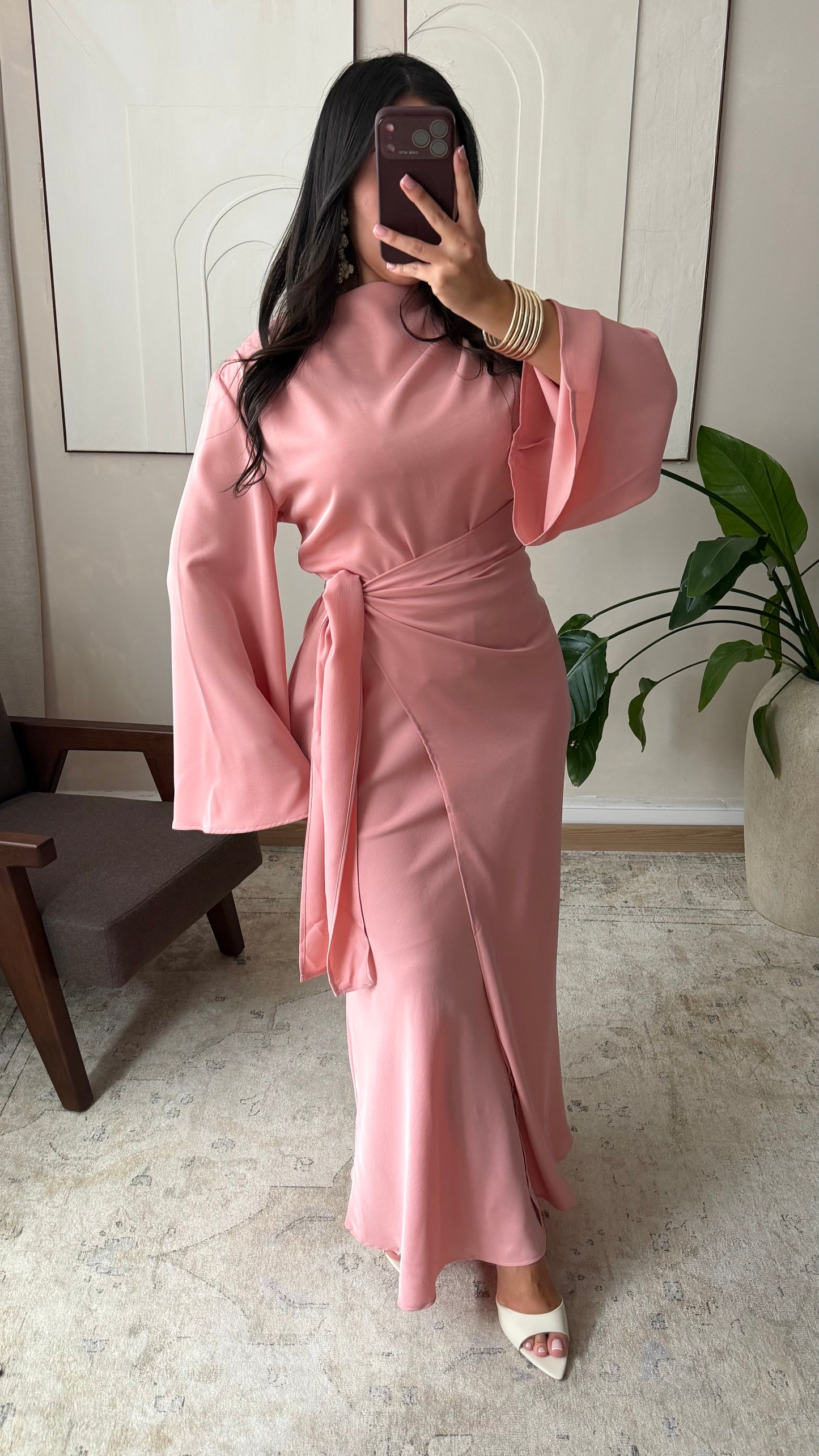 Robe A Nouer Sans Ouverture I Rose