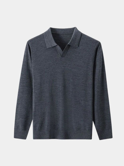 100-wool-knit-v-neck-turndown-pullover-sweater-cross-crown