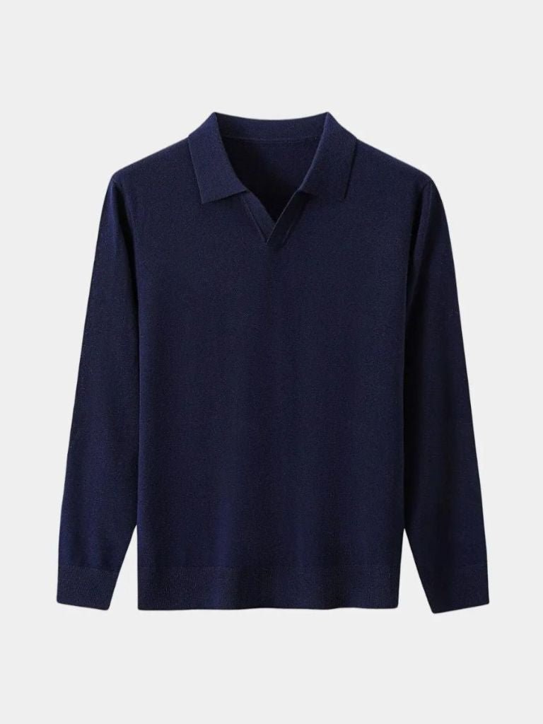 100-wool-knit-v-neck-turndown-pullover-sweater-cross-crown