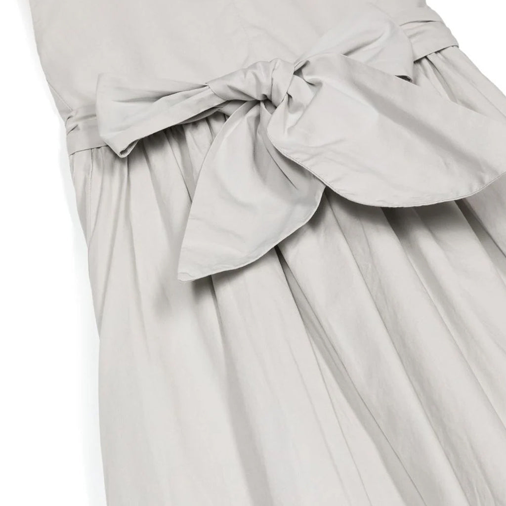 Bow-Detail Cotton Dress