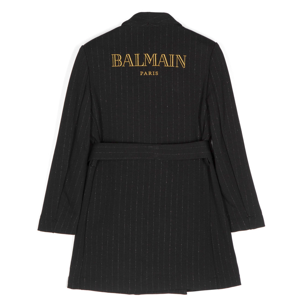 Balmain Kids Knit Coat