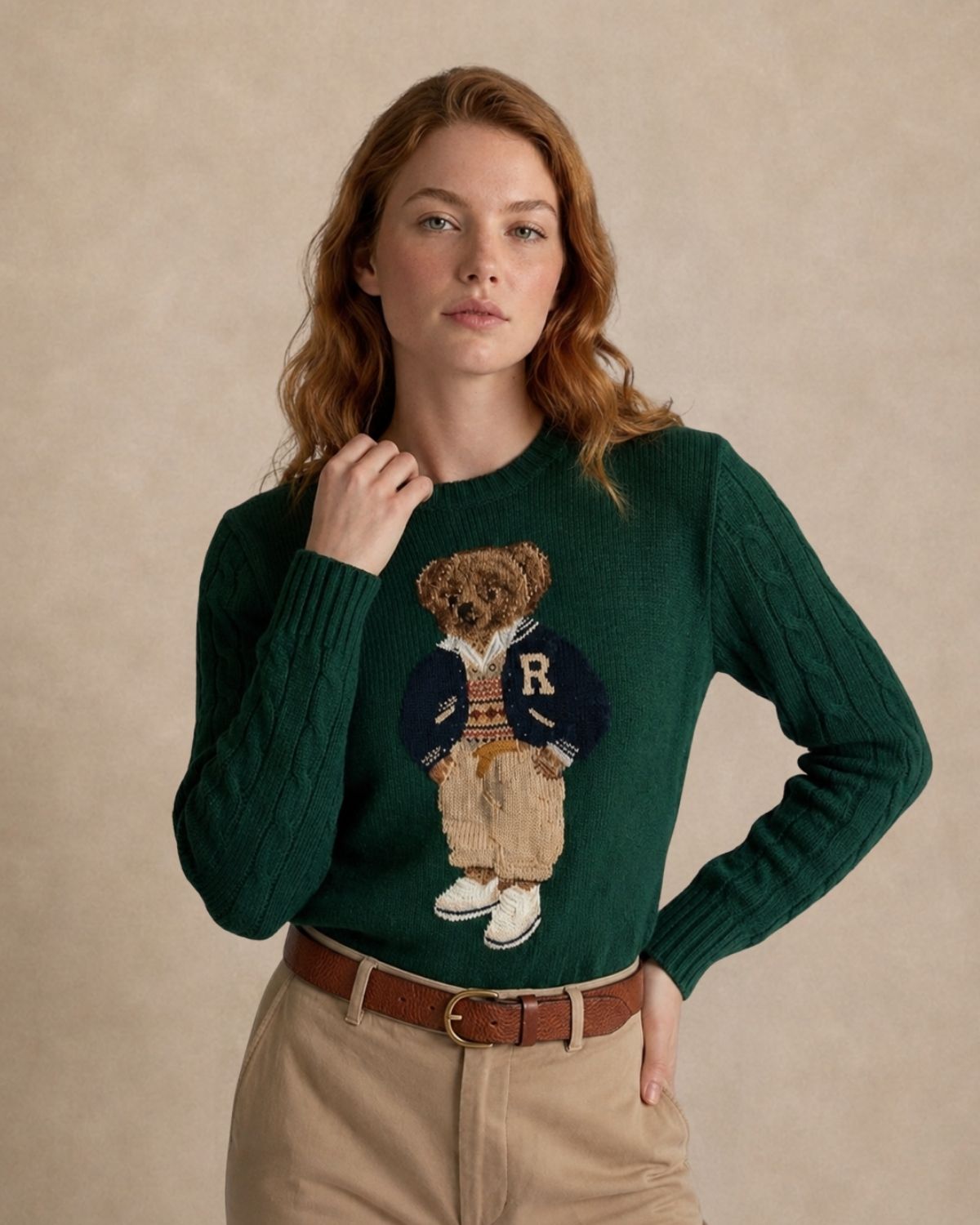 sueter-bear-verde-escuro-gola-redonda