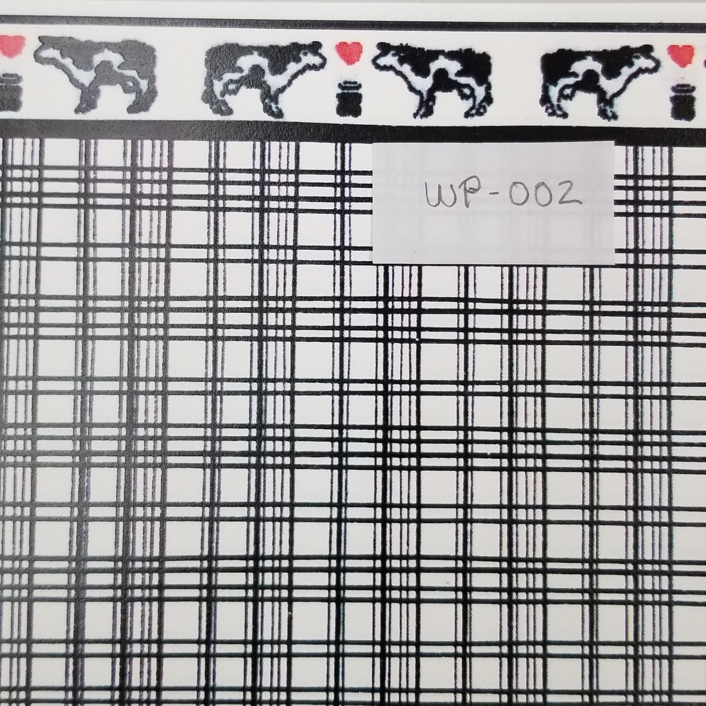 Pattern and Black Cows