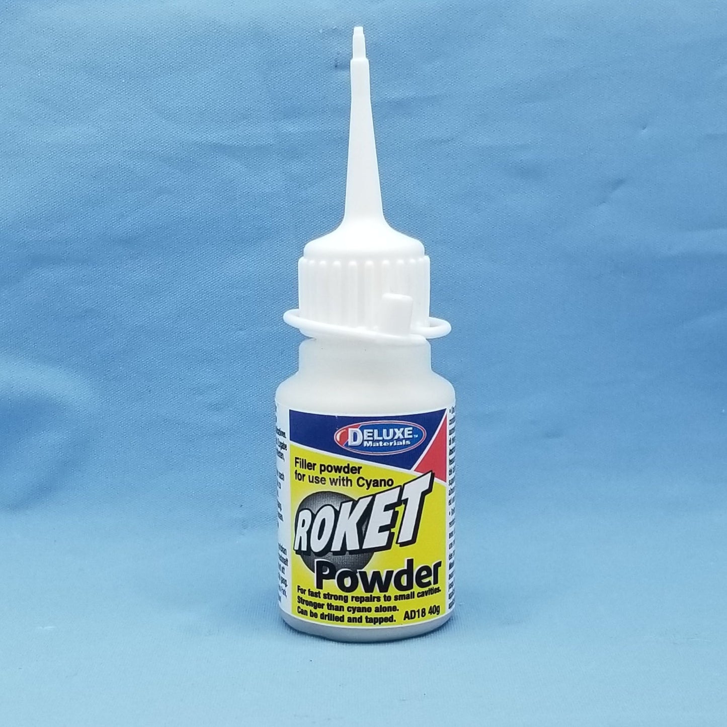 Roket Powder by Deluxe Materials - Filler Powder for Use with Cyano