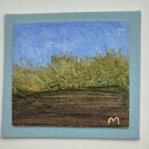 Landscape Oil Painting by Teri Morris - 1/12 Scale Dollhouse Miniature