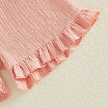 SUMMER Muslin Ruffle Shorts