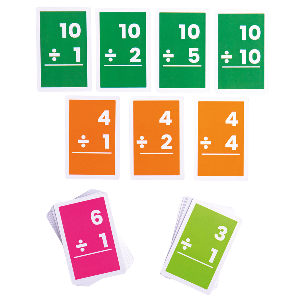 Flashcards - Divisions 1 to 10