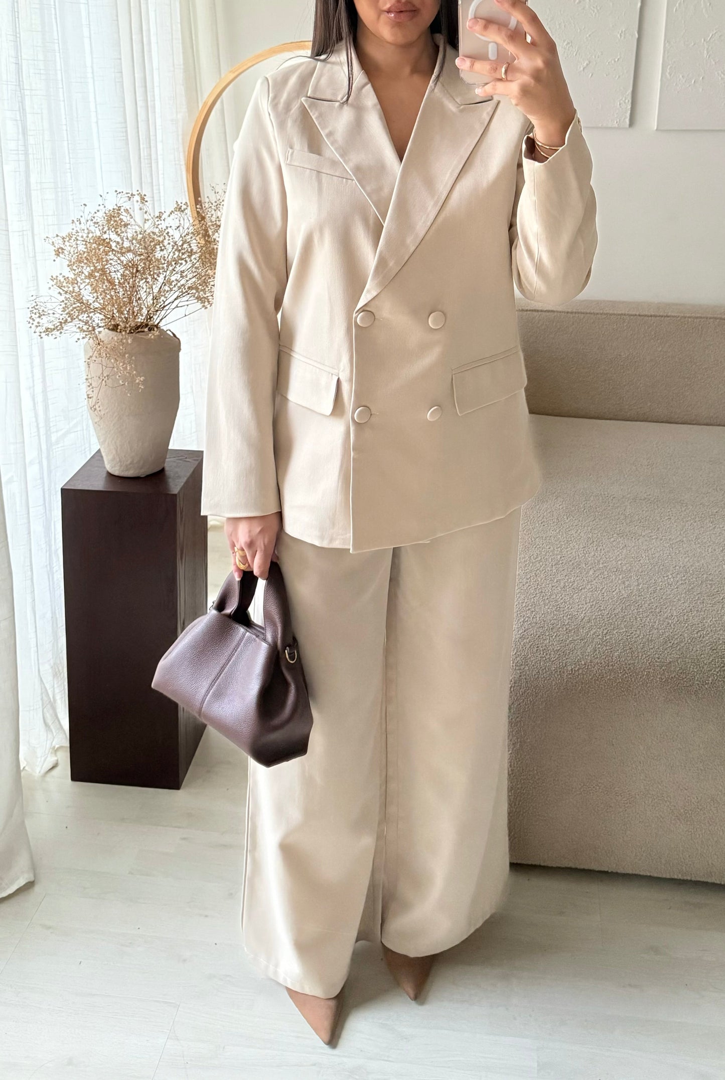 Blazer veste classique RM-468 I Beige
