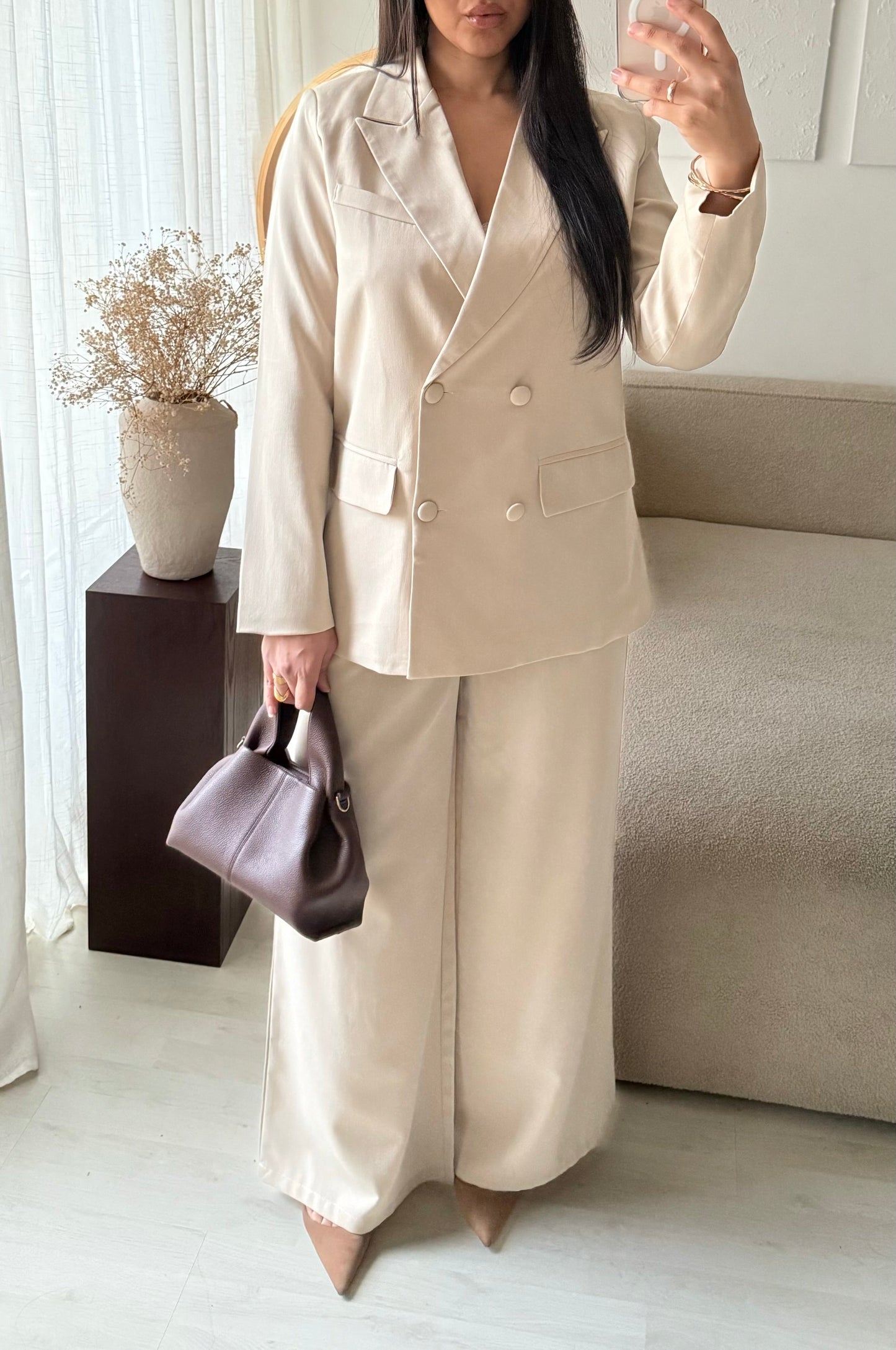 Blazer veste classique RM-468 I Beige