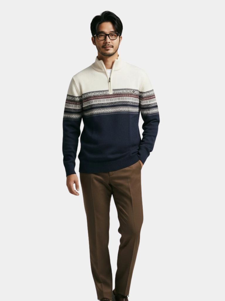 half-zip-knit-pullover-sweater-cross-crown