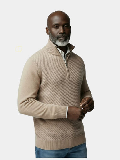 stripe-quarter-zip-wool-sweater-cross-crown