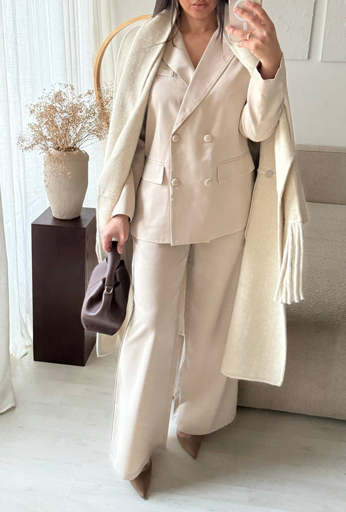 Blazer veste classique RM-468 I Beige