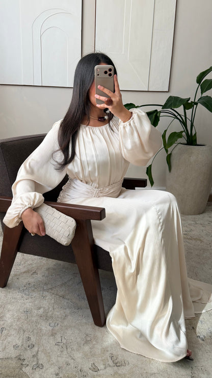 Robe Satinee Wendy I Beige