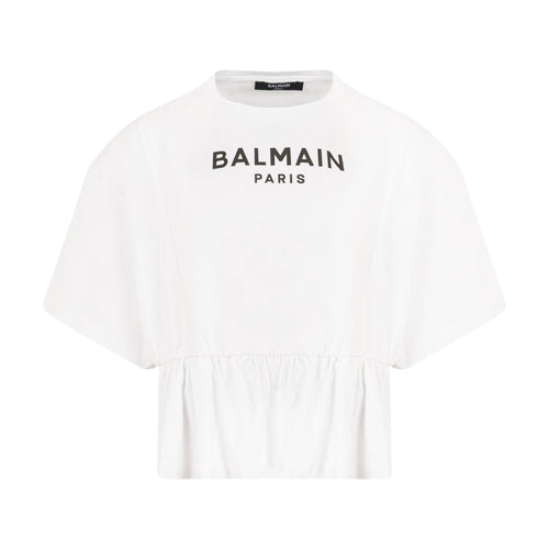 Balmain Kids Logo Flared Top