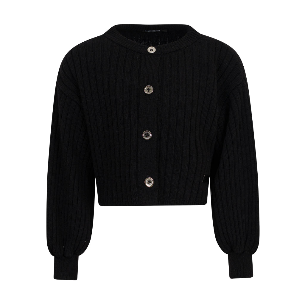 Balmain Kids Cropped Cardigan