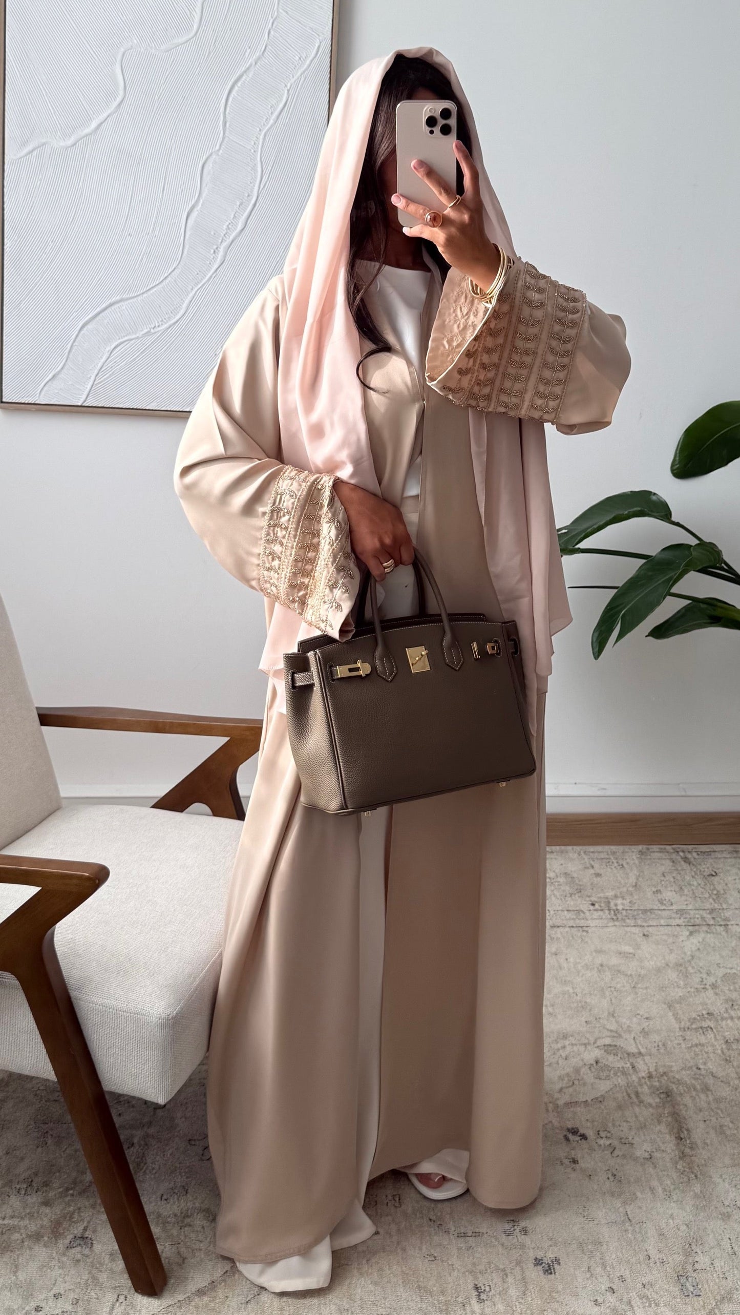 Abaya CATHERINA | Beige nude