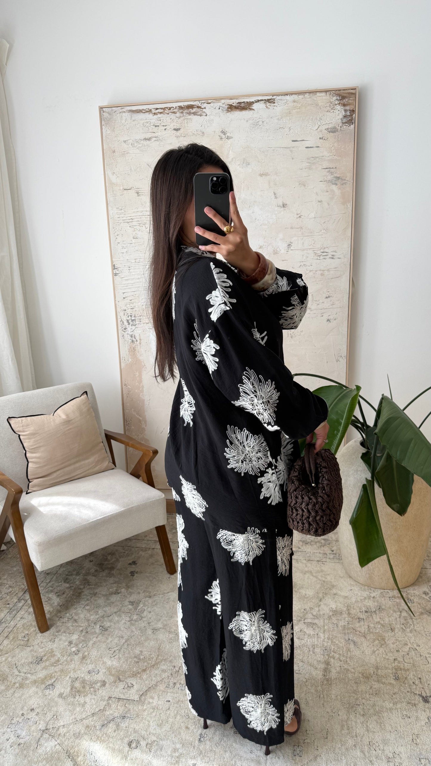 Ensemble Cache Coeur Pantalon I Noir