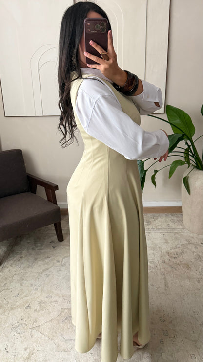 Robe Sans Manches Ajustee I Vert Deau