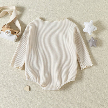MAGGIE Waffle Knit Pocket Long-Sleeve