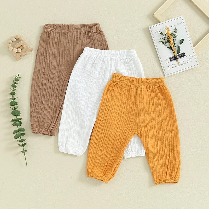 MUSLIN Pants Set of 3