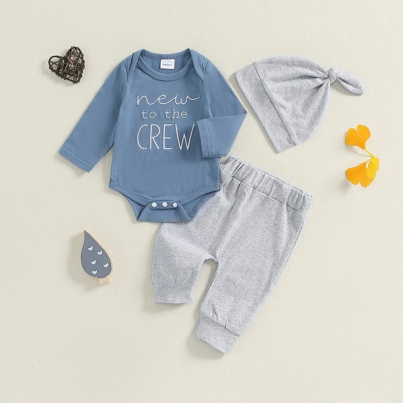 NEW TO THE CREW Outfit with Beanie