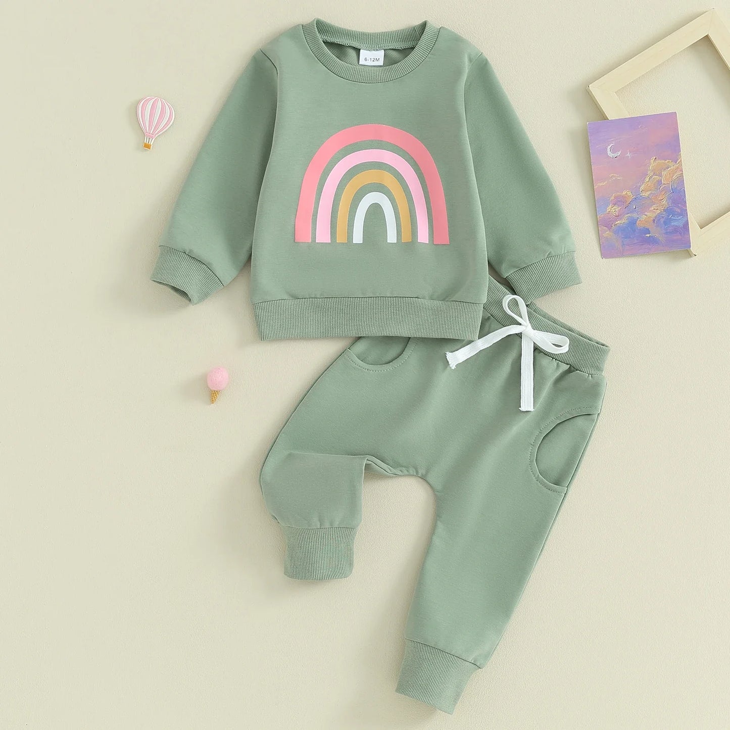 RAINBOW Joggers Outfit