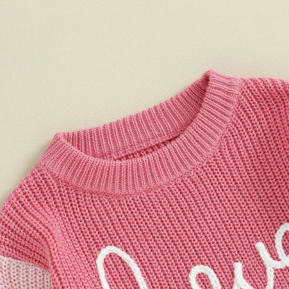 LOVE Knitted Sweatshirt