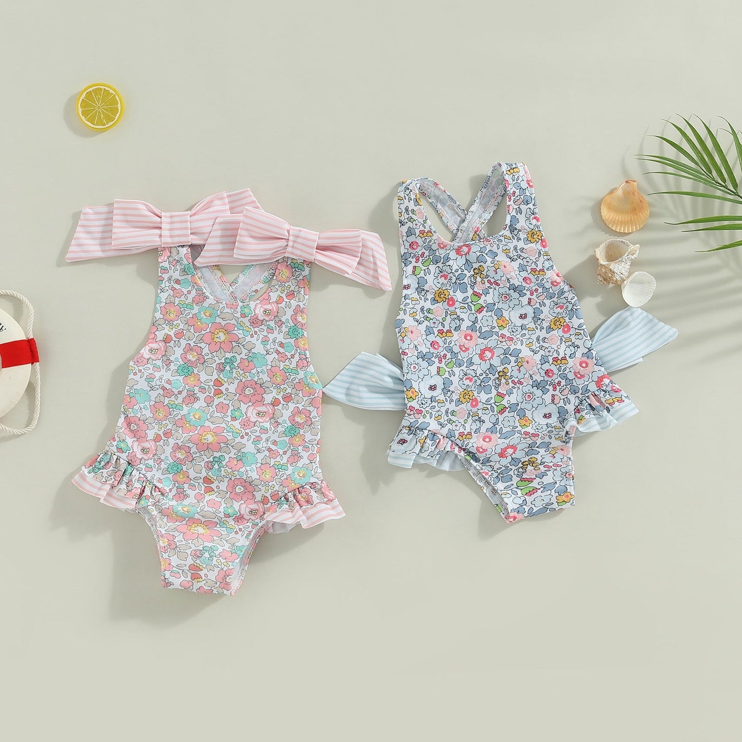 SOPHIE Floral Bowtie Swimsuit