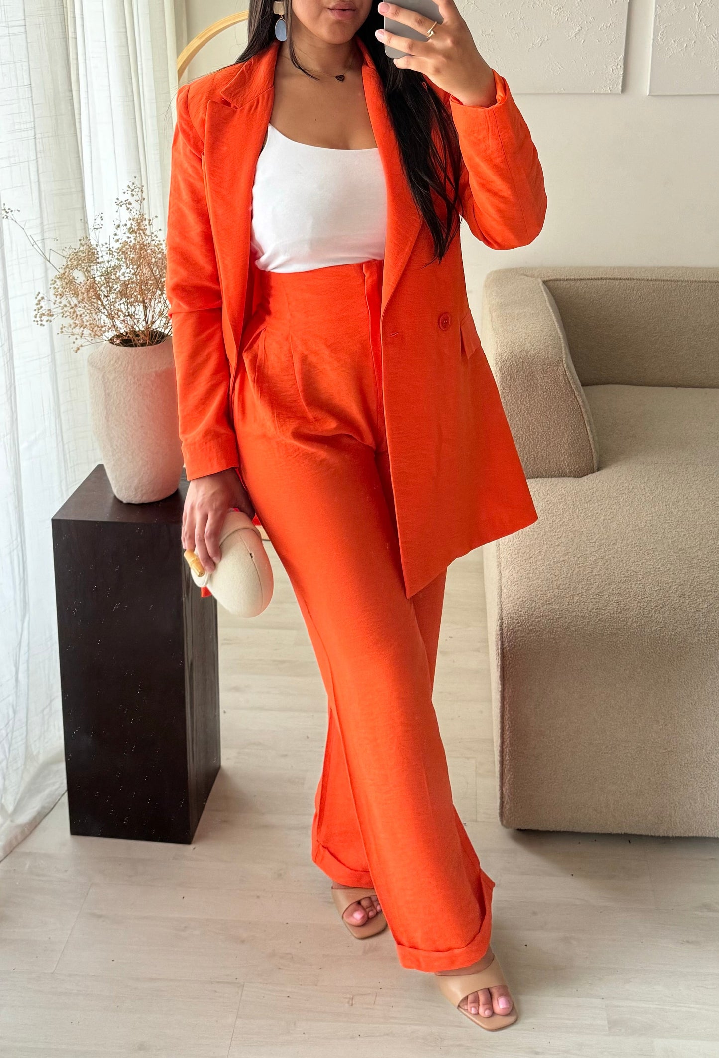 Blazer Anita 130613 Orange Sanguine