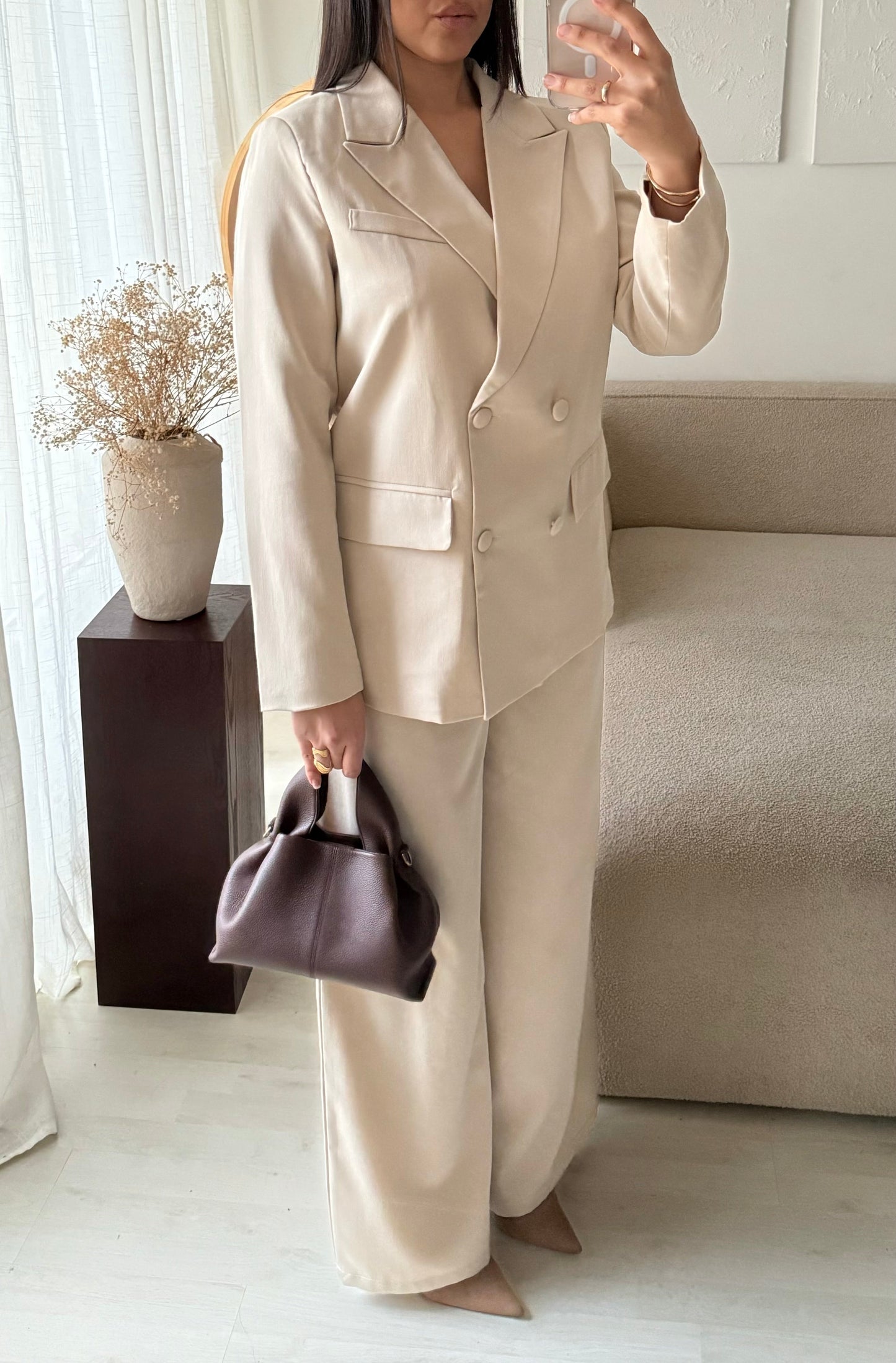 Blazer veste classique RM-468 I Beige
