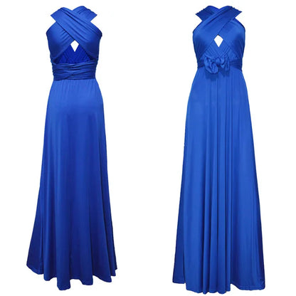 Women Long Party Dress Club Floor-Length Summer Backless Bandage Maxi Dress Multiway Bridesmaids Boho Women Dress Vestidos