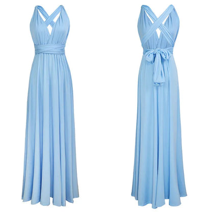 Women Long Party Dress Club Floor-Length Summer Backless Bandage Maxi Dress Multiway Bridesmaids Boho Women Dress Vestidos