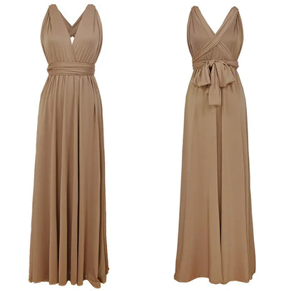 Women Long Party Dress Club Floor-Length Summer Backless Bandage Maxi Dress Multiway Bridesmaids Boho Women Dress Vestidos