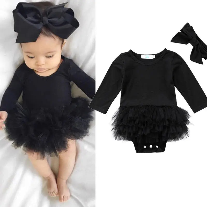 BLACK SWAN Tulle Romper
