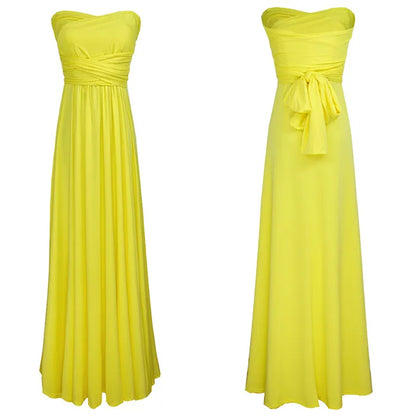 Women Long Party Dress Club Floor-Length Summer Backless Bandage Maxi Dress Multiway Bridesmaids Boho Women Dress Vestidos