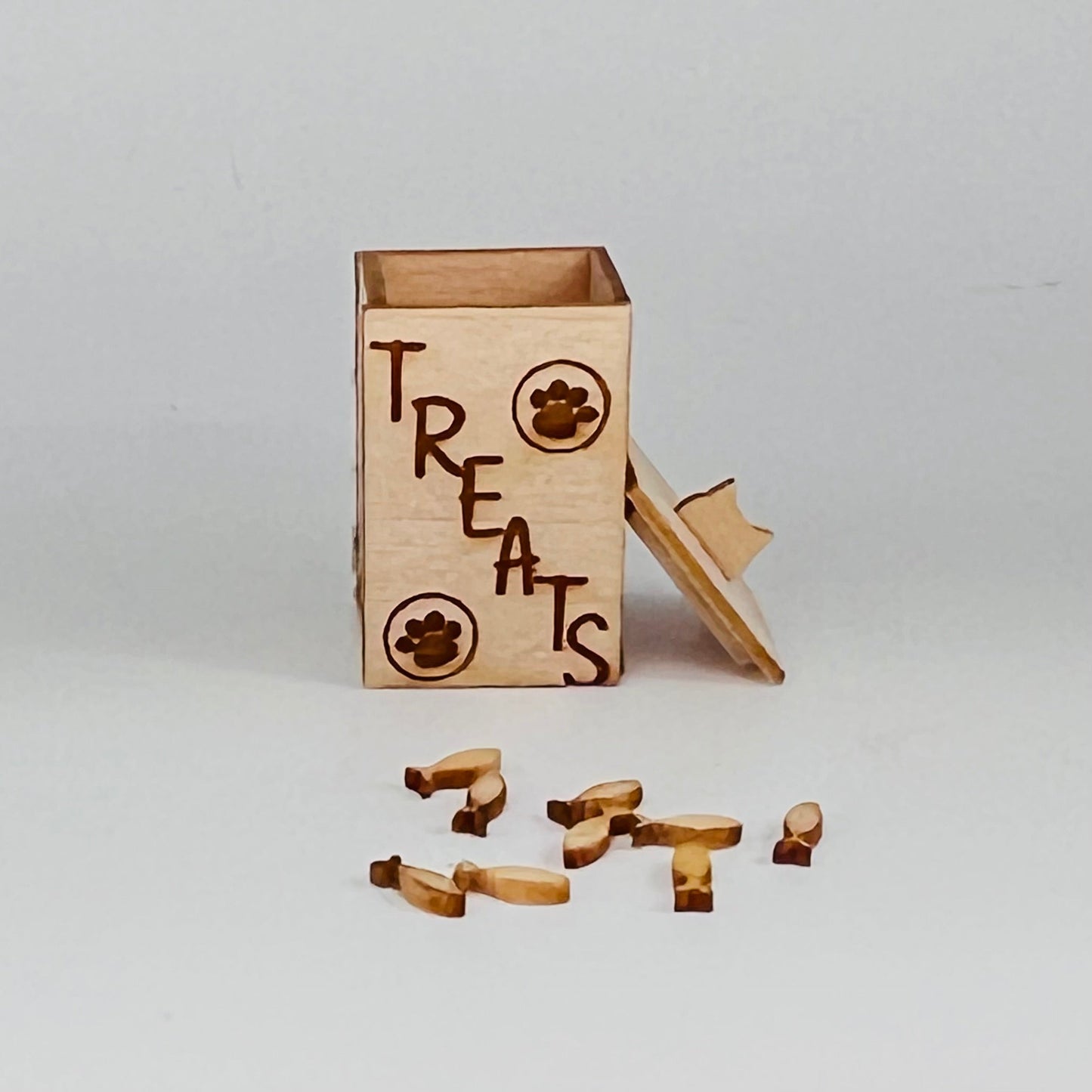 Cat Treats - 1/12 Scale Dollhouse Miniature Food Item