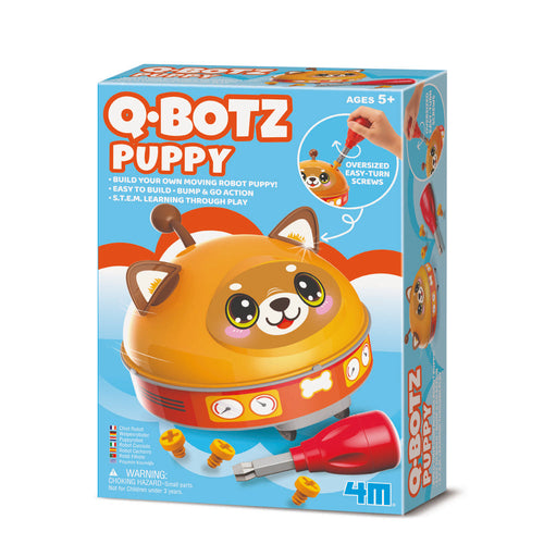 4M Kidzrobotix - Q.Botz-Dog - Kids' Robot Building Kit, Early STEM Learning Toys