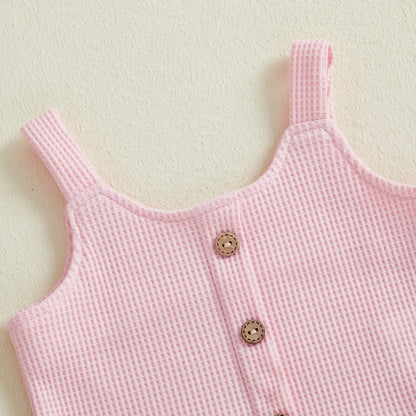 ADELINE Waffle Knit Summer Outfit