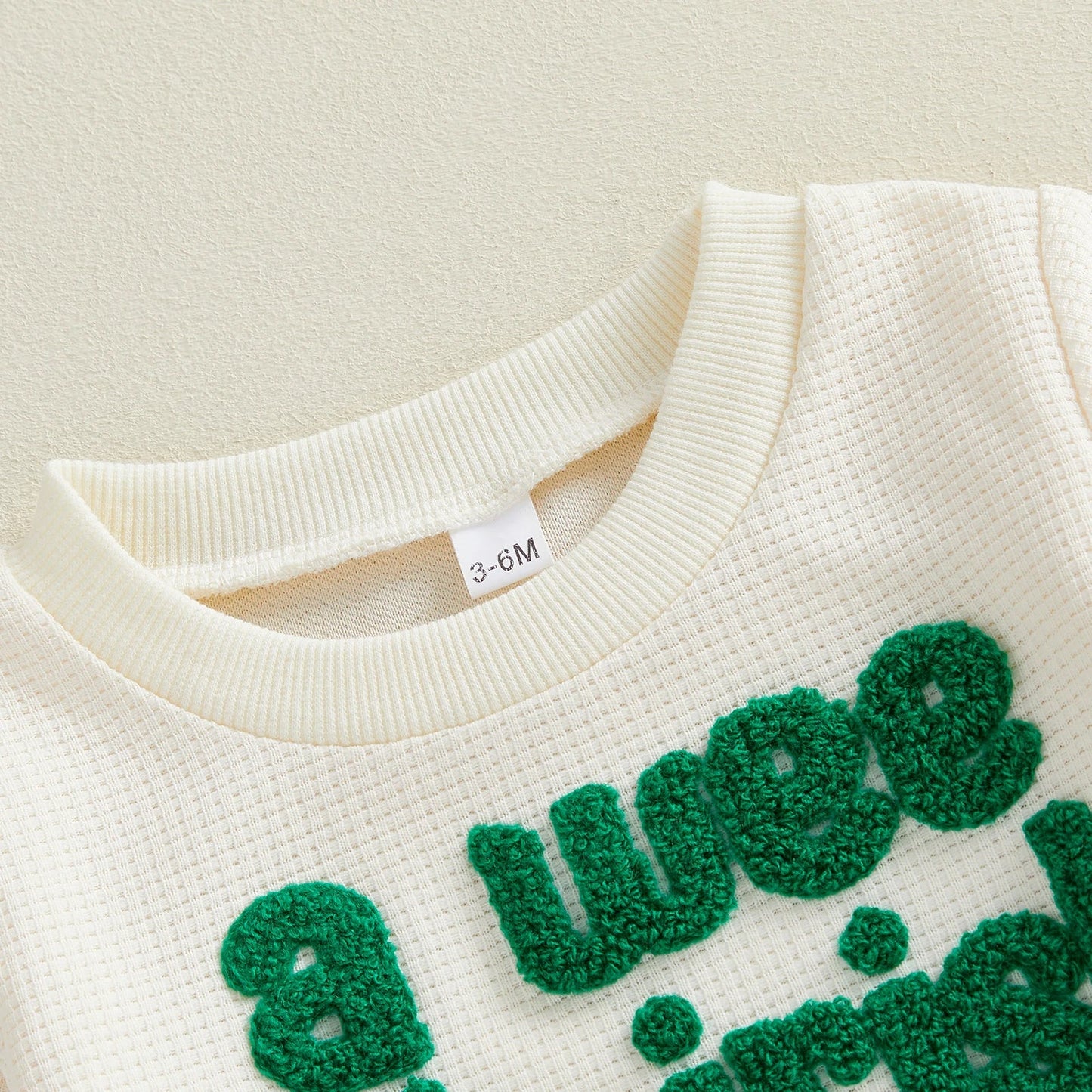 A WEE BIT IRISH Waffle Knit Outfit