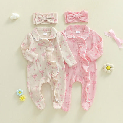 BOWTIES Ruffle Jumpsuit